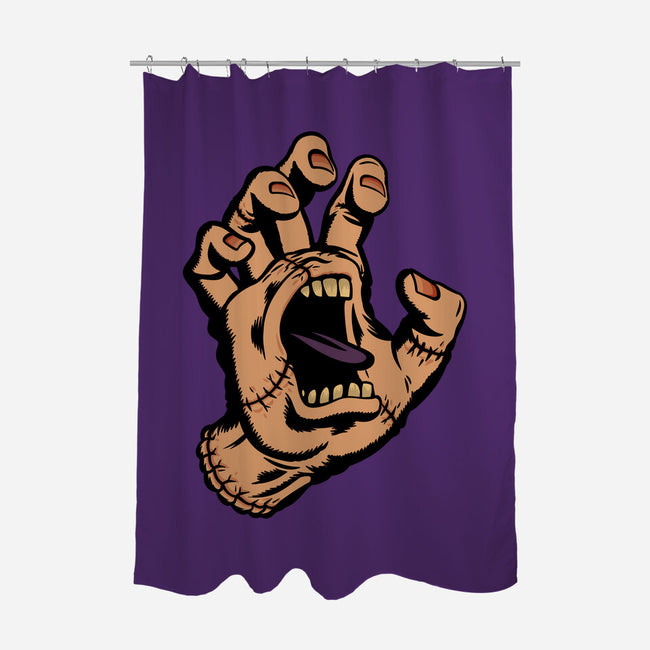 Screaming Thing-none polyester shower curtain-drbutler