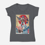 Prime In Japan-womens v-neck tee-DrMonekers