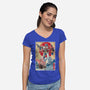 Prime In Japan-womens v-neck tee-DrMonekers