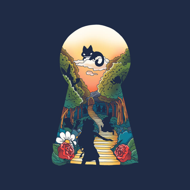 In Wonderland-womens basic tee-Vallina84