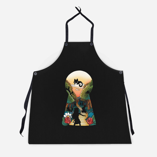 In Wonderland-unisex kitchen apron-Vallina84