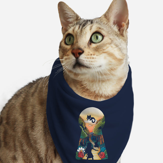 In Wonderland-cat bandana pet collar-Vallina84