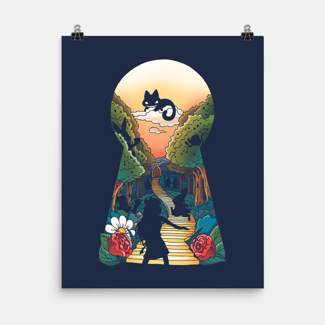 In Wonderland-none matte poster-Vallina84