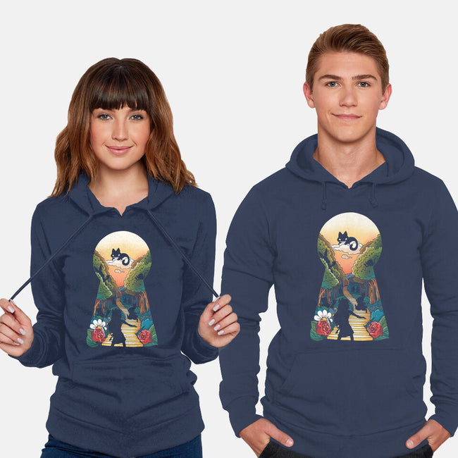 In Wonderland-unisex pullover sweatshirt-Vallina84
