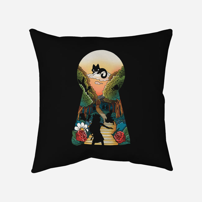 In Wonderland-none removable cover w insert throw pillow-Vallina84
