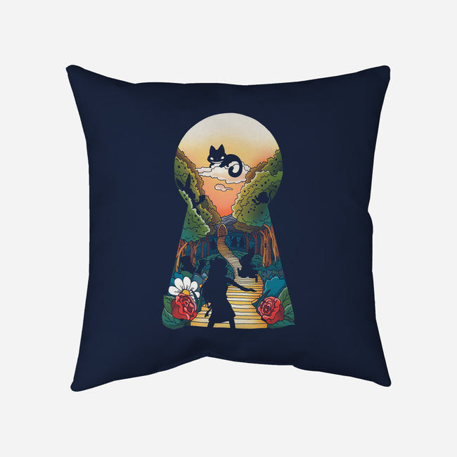 In Wonderland-none removable cover w insert throw pillow-Vallina84