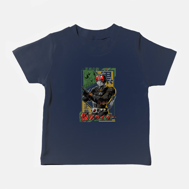 Masked Hero-baby basic tee-Guilherme magno de oliveira