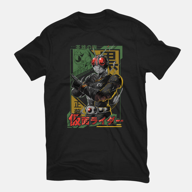 Masked Hero-womens fitted tee-Guilherme magno de oliveira