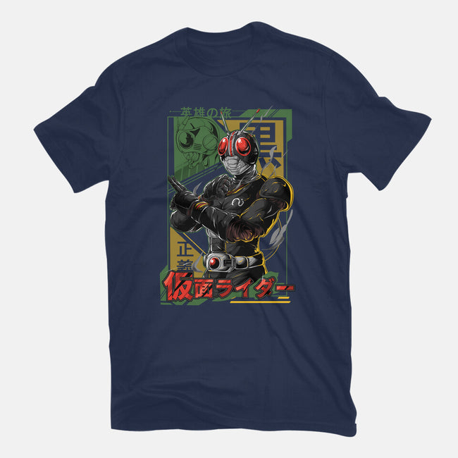 Masked Hero-womens fitted tee-Guilherme magno de oliveira