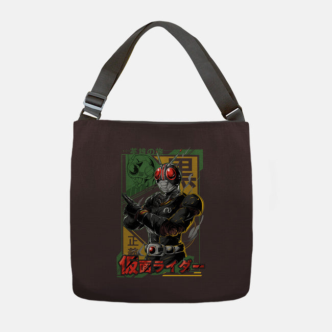 Masked Hero-none adjustable tote bag-Guilherme magno de oliveira