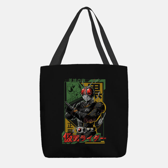 Masked Hero-none basic tote bag-Guilherme magno de oliveira