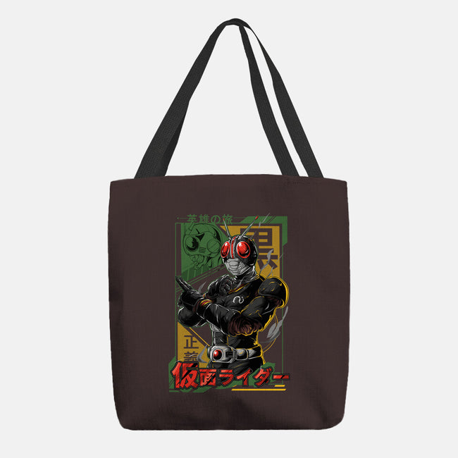 Masked Hero-none basic tote bag-Guilherme magno de oliveira