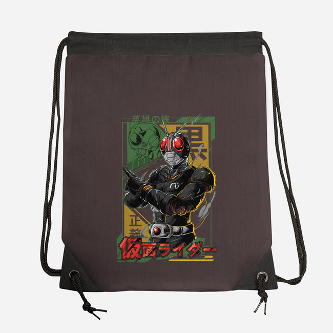 Masked Hero-none drawstring bag-Guilherme magno de oliveira