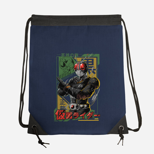 Masked Hero-none drawstring bag-Guilherme magno de oliveira