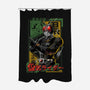 Masked Hero-none polyester shower curtain-Guilherme magno de oliveira