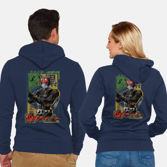 Masked Hero-unisex zip-up sweatshirt-Guilherme magno de oliveira