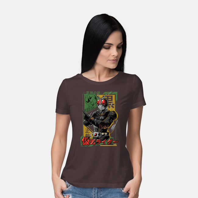 Masked Hero-womens basic tee-Guilherme magno de oliveira