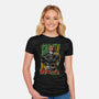 Masked Hero-womens fitted tee-Guilherme magno de oliveira