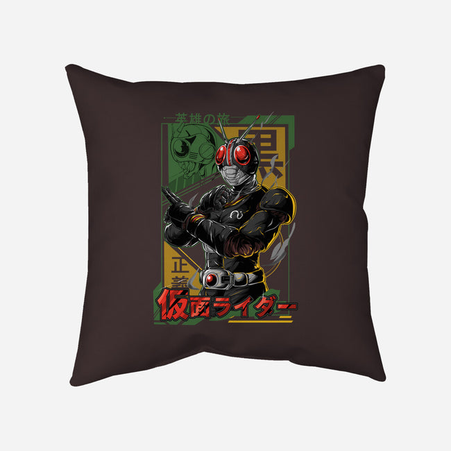Masked Hero-none removable cover w insert throw pillow-Guilherme magno de oliveira