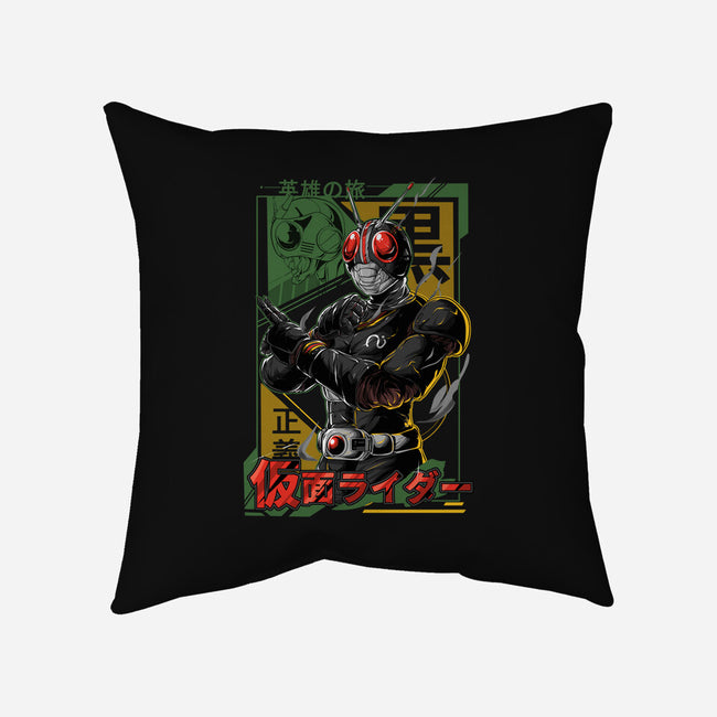 Masked Hero-none removable cover throw pillow-Guilherme magno de oliveira