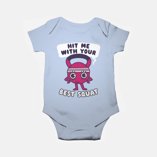 Best Squat Fitness-baby basic onesie-Weird & Punderful