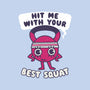 Best Squat Fitness-none basic tote bag-Weird & Punderful