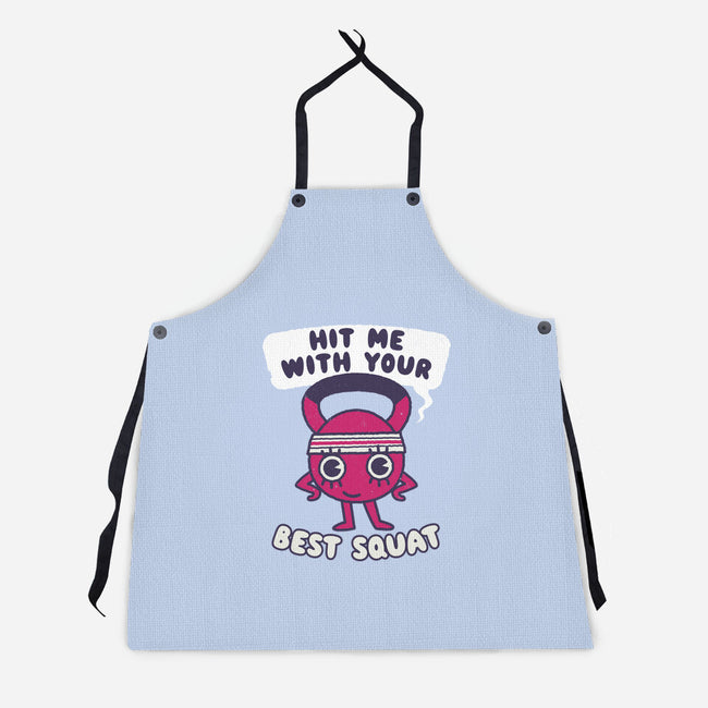 Best Squat Fitness-unisex kitchen apron-Weird & Punderful