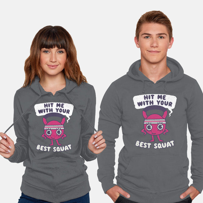 Best Squat Fitness-unisex pullover sweatshirt-Weird & Punderful