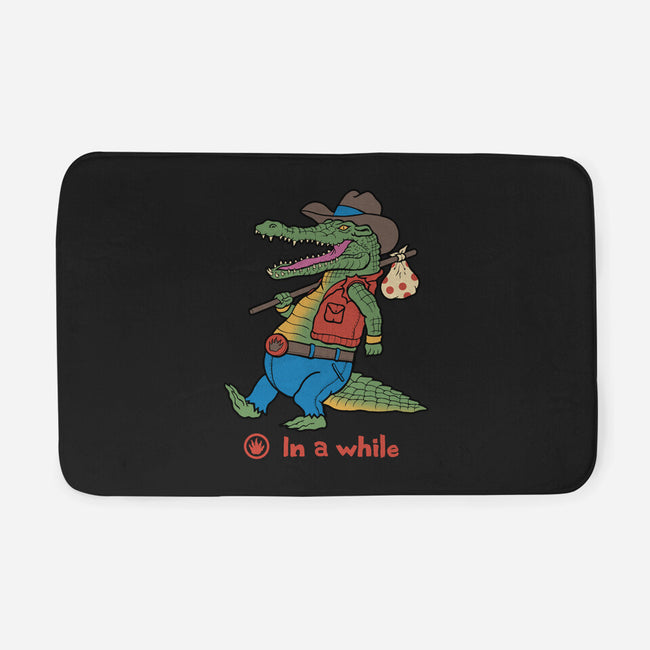 In A While Crocodile-none memory foam bath mat-vp021