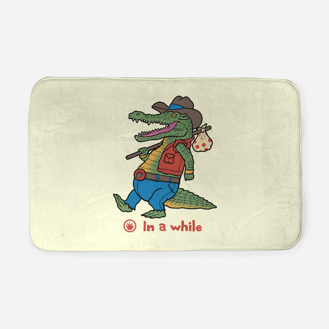 In A While Crocodile-none memory foam bath mat-vp021