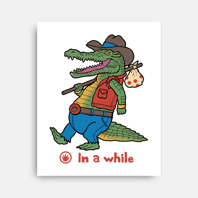 In A While Crocodile-none stretched canvas-vp021