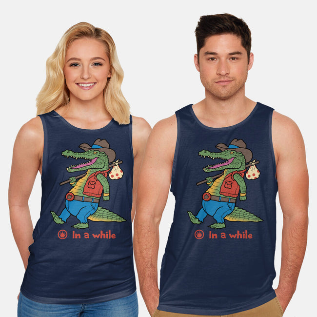 In A While Crocodile-unisex basic tank-vp021