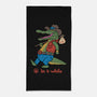 In A While Crocodile-none beach towel-vp021