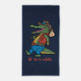 In A While Crocodile-none beach towel-vp021