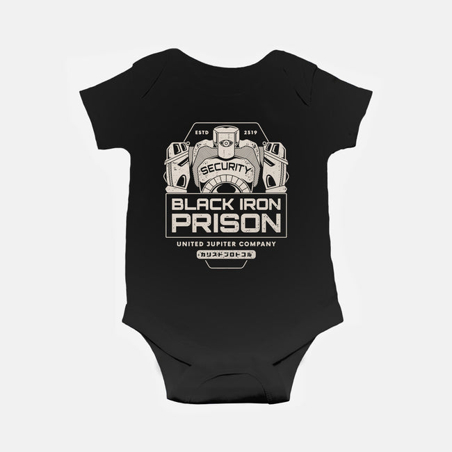 Prison Security Robots-baby basic onesie-Logozaste