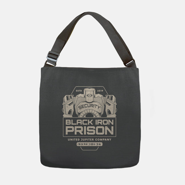 Prison Security Robots-none adjustable tote bag-Logozaste