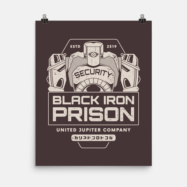 Prison Security Robots-none matte poster-Logozaste