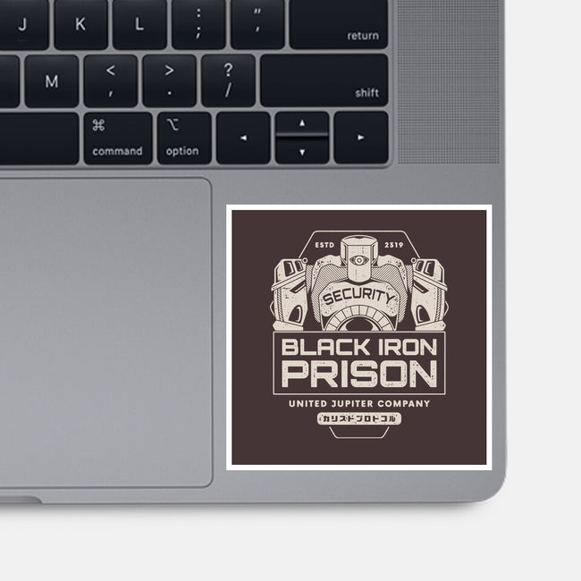 Prison Security Robots-none glossy sticker-Logozaste
