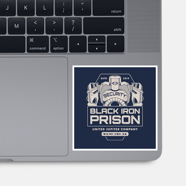 Prison Security Robots-none glossy sticker-Logozaste