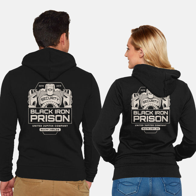Prison Security Robots-unisex zip-up sweatshirt-Logozaste
