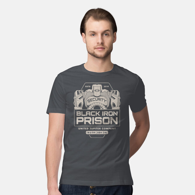 Prison Security Robots-mens premium tee-Logozaste