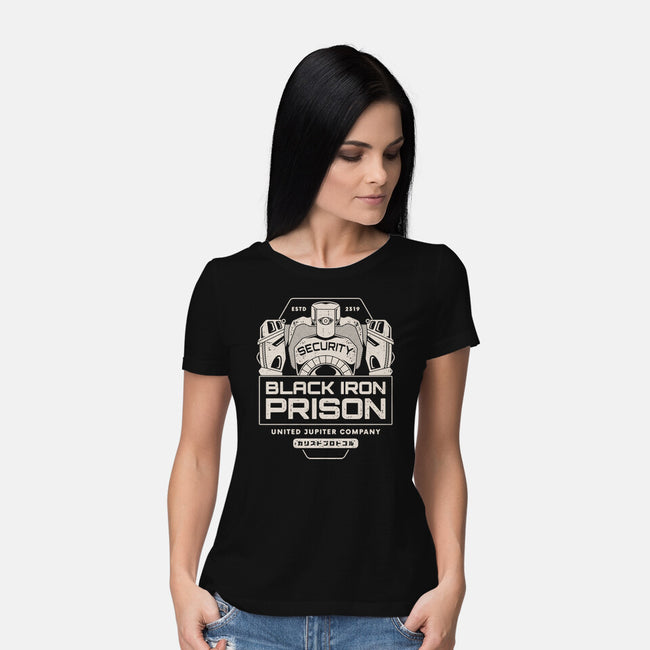 Prison Security Robots-womens basic tee-Logozaste