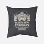 Prison Security Robots-none removable cover w insert throw pillow-Logozaste