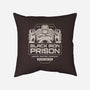 Prison Security Robots-none removable cover w insert throw pillow-Logozaste