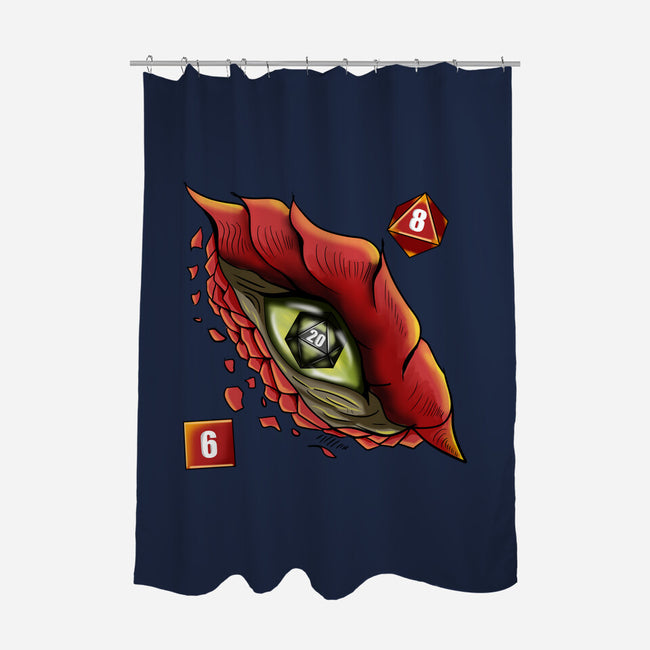 Dragon Critical Strike-none polyester shower curtain-nickzzarto