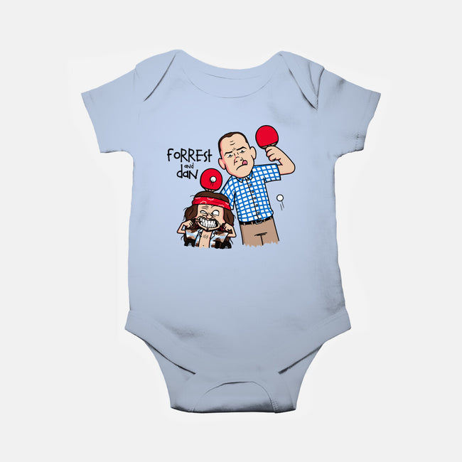Forrest And Dan-baby basic onesie-Raffiti
