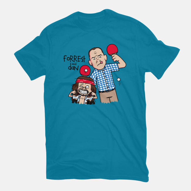 Forrest And Dan-mens heavyweight tee-Raffiti