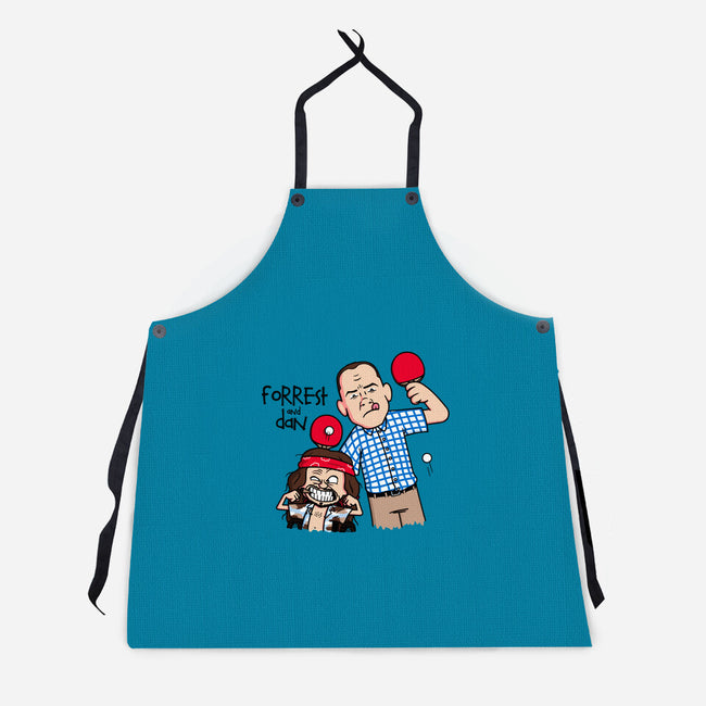 Forrest And Dan-unisex kitchen apron-Raffiti