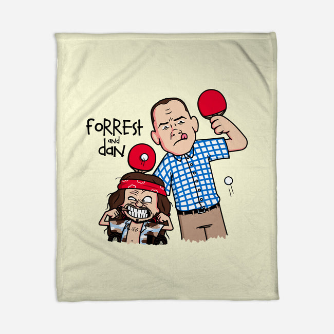 Forrest And Dan-none fleece blanket-Raffiti