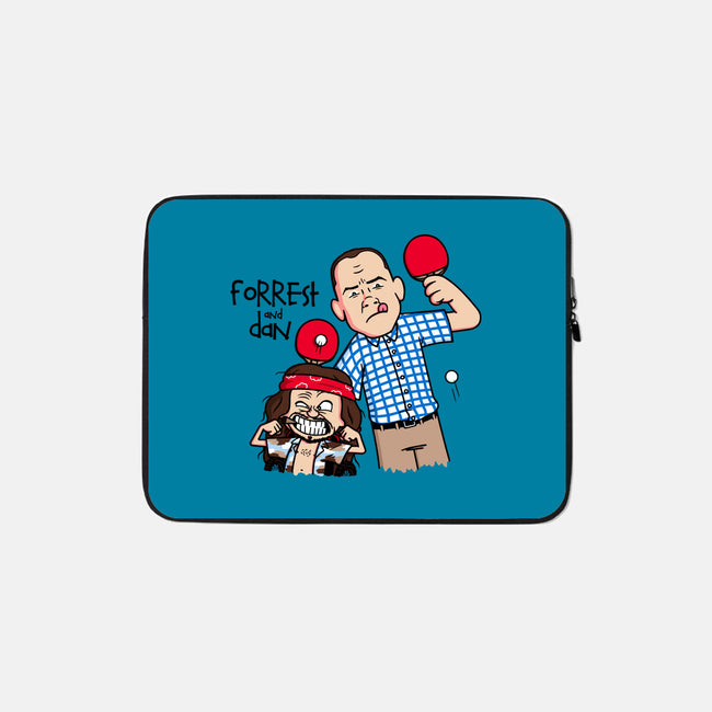 Forrest And Dan-none zippered laptop sleeve-Raffiti